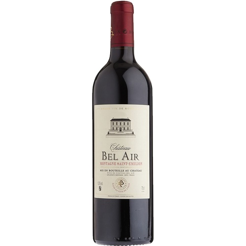 MONTAGNE ST EMILION CHATEAU BEL AIR 2012