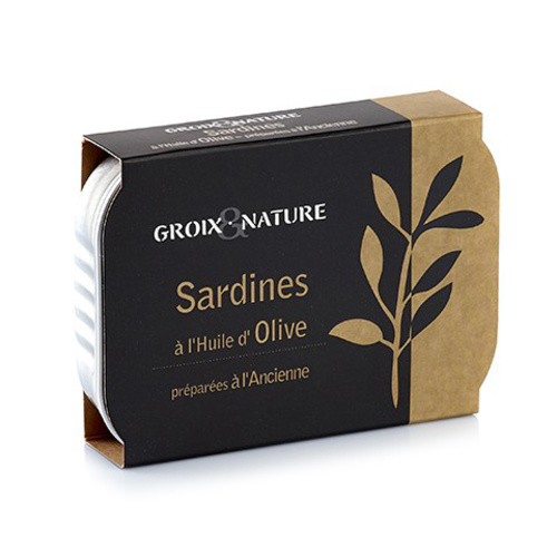 GROIX & NATURE SARDINES A L'HUILE D'OLIVE A L'ANCIENNE 115G