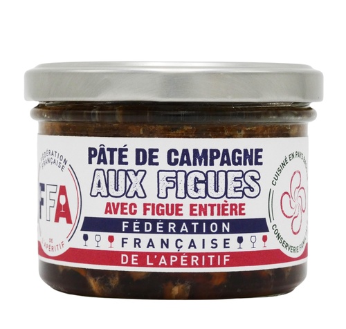 FEDERATION FRANCAISE DE L'APERITIF PATE DE CAMPAGNE AUX FIGUES 170G