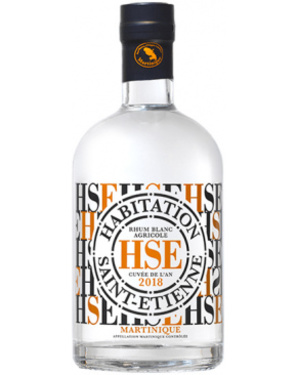 Rhum Agricole Blanc Martinique Hse Cuvee L'an 2018 50% 70cl