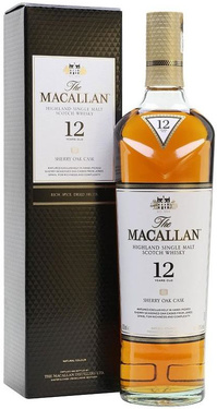 Whisky Ecosse Single Malt The Macallan 12 Ans Sherry Oak 40% 70cl