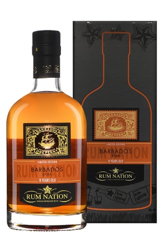RHUM NATION 8 ANS BARBADO 40% 70CL