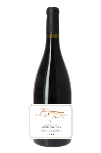 AOP COTES DU RHONE ROUGE DOMAINE DE MONTEZARGUES 2023