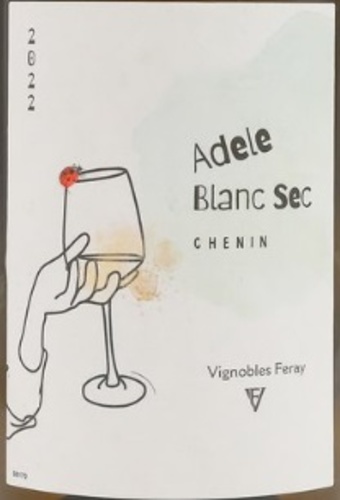 VIN DE FRANCE ADELE BLANC SEC CHENIN 2023