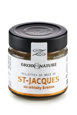 Groix & Nature Rillettes De Noix De St Jacques Au Whisky Breton 100g