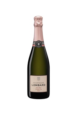 1/2 Bt Champagne Rose Lombard Extra Brut 1er Cru