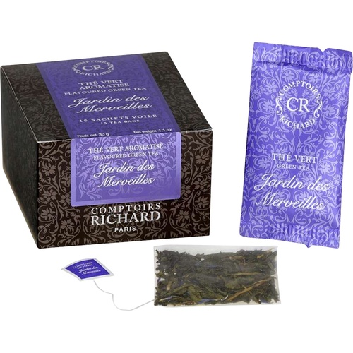 COMPTOIRS RICHARD THE BOITE 15 SACHETS JARDIN DES MERVEILLES
